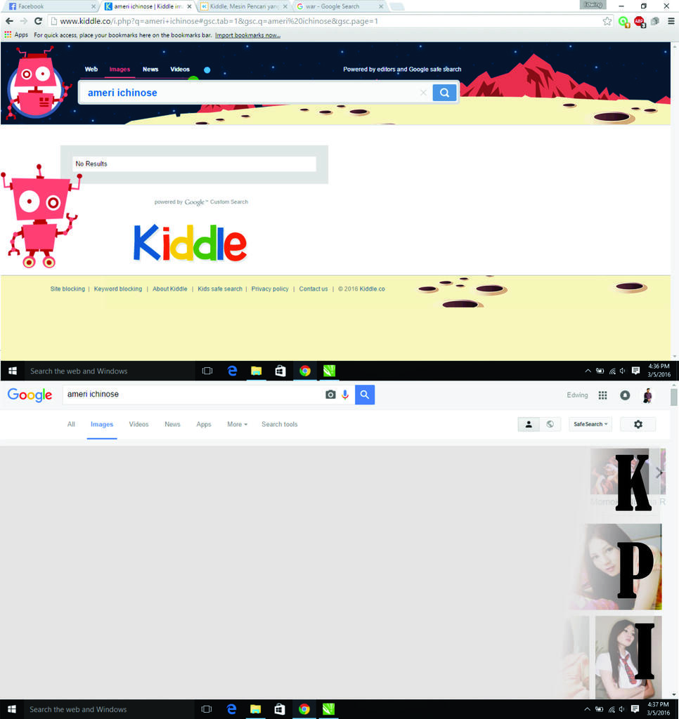 Beda Hasil Pencarian Kiddle dan Google