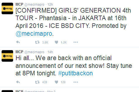 Girls Generation aka SNSD Gelar Konser di Indonesia April 2016