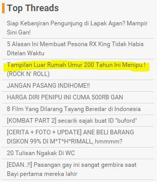 Tampilan Luar Rumah Umur 200 Tahun Ini Menipu ! (ROCK N' ROLL)