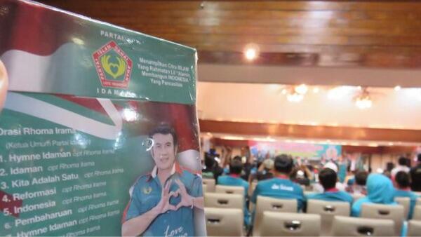 Dendangkan Visi Misi Bersama Soneta, Rhoma: Idaman Ingin Tampil Beda