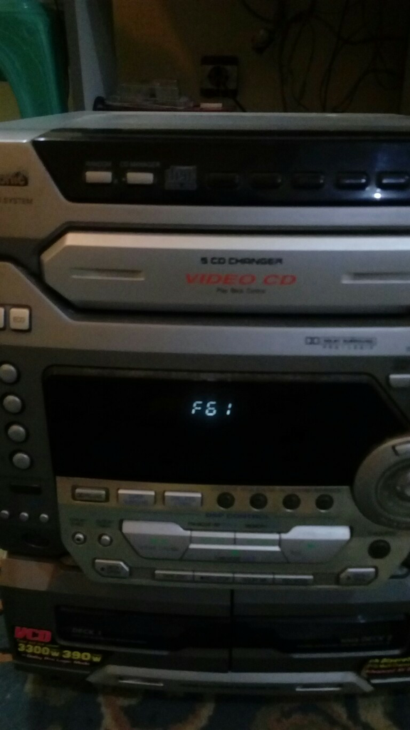 (ask) compo panasonic sa ak 87 error