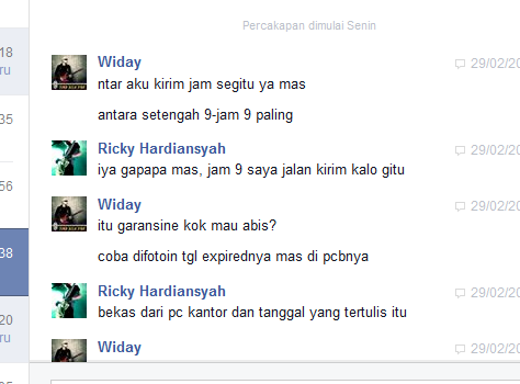 SURAT TERBUKA/PERINGATAN KEPADA RICKY HARDIANSYAH