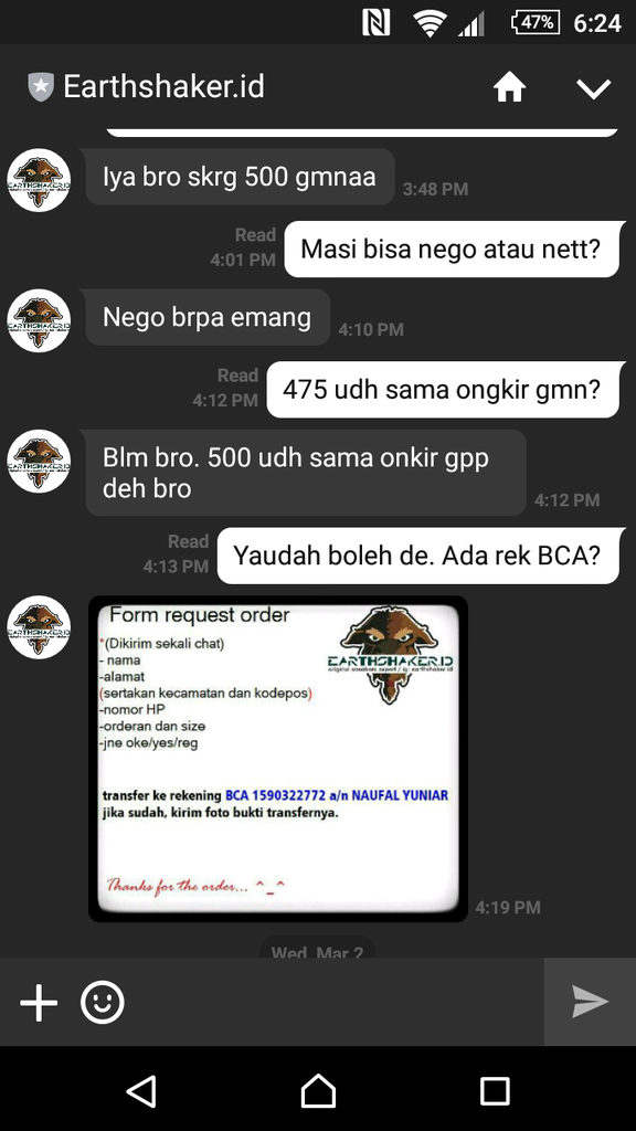 HATI HATI - EARTHSHAKER.ID, Seller Original Sneakers yang katanya &quot;Trusted&quot;