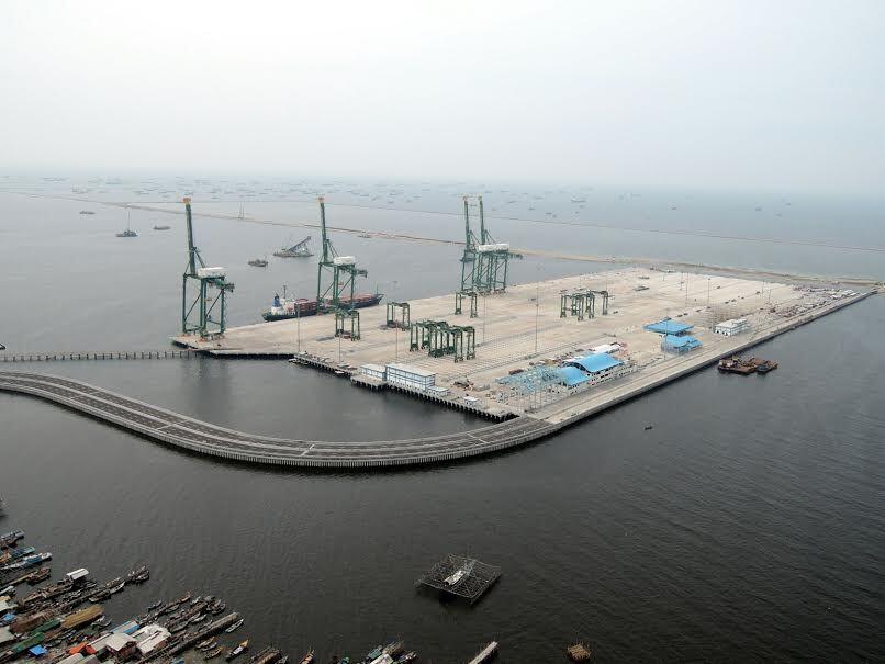 Selesai 100%, Ini Penampakan Pelabuhan Atas Laut 'New Tanjung Priok'