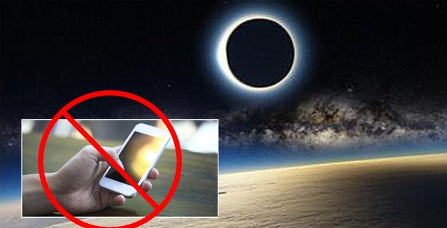 Jangan coba rekam atau lihat gerhana matahari pakai smartphone!
