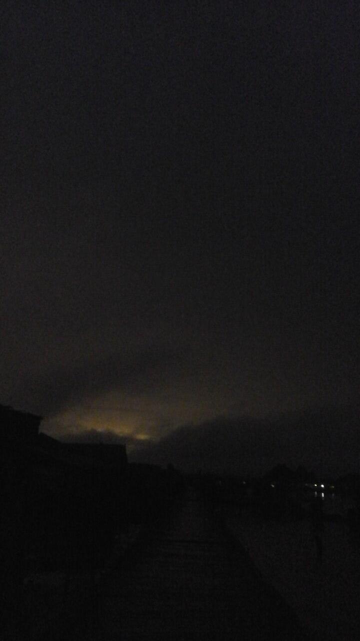 live from Pangkalan Bun KalTeng, penampakan gerhana.