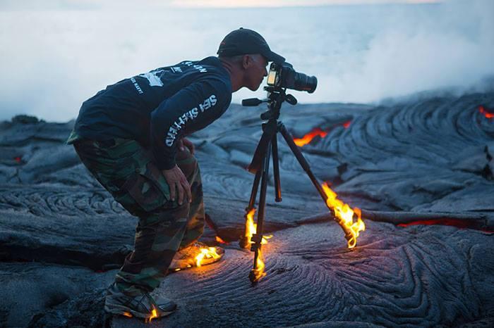 Demi Foto yang Indah, Para Fotografer Ini Rela Melakukan Hal Ekstrim
