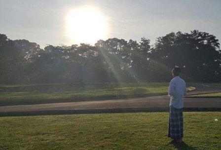 Jokowi Takjub Saksikan GMT dari Istana Bogor