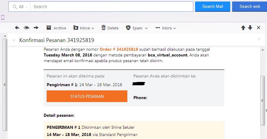 LAZADA MEMBATALKAN PESANAN DENGAN BERBAGAI ALASAN