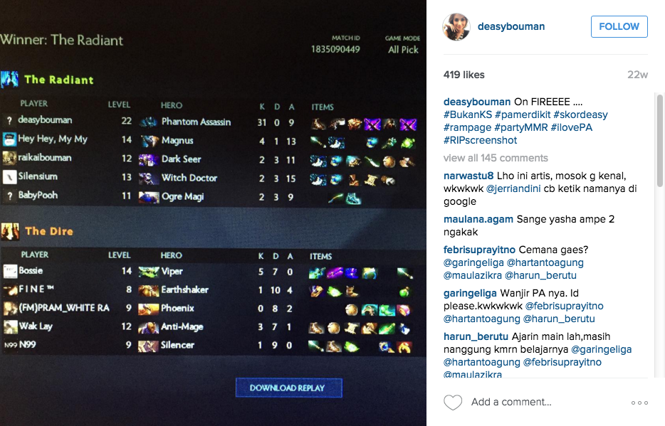 Deasy Bouman Nilai Jadi Artis Capek, Lebih Enak Main Dota