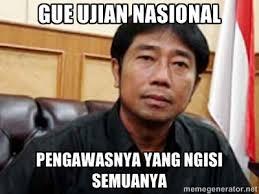 hal hal buruk yang sering terjadi di Ujian Nasional