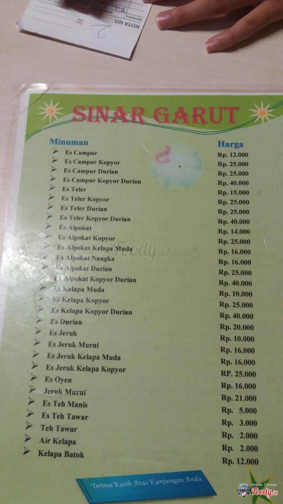 Mengenal es Sinar Garut