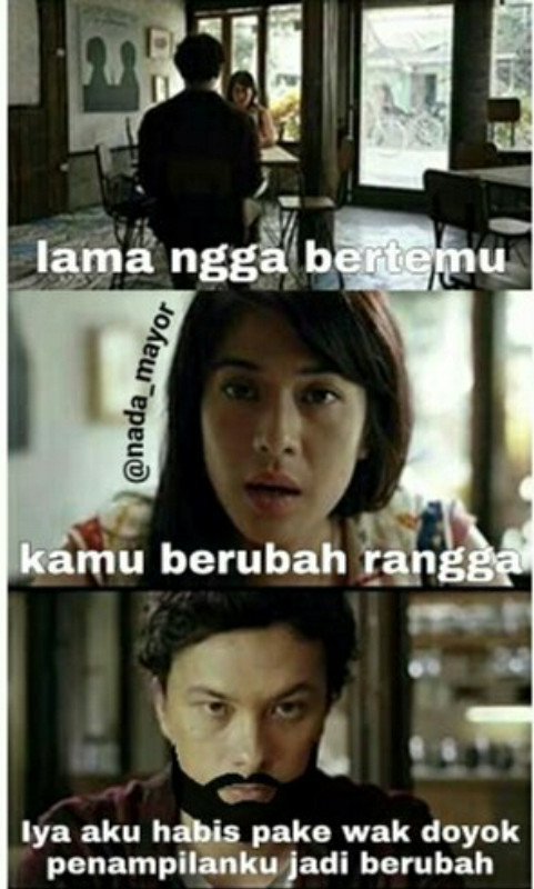 Meme Trailer Film Ada Apa Dengan Cinta 2 Aadc 2 Bikin Ngakak Gan