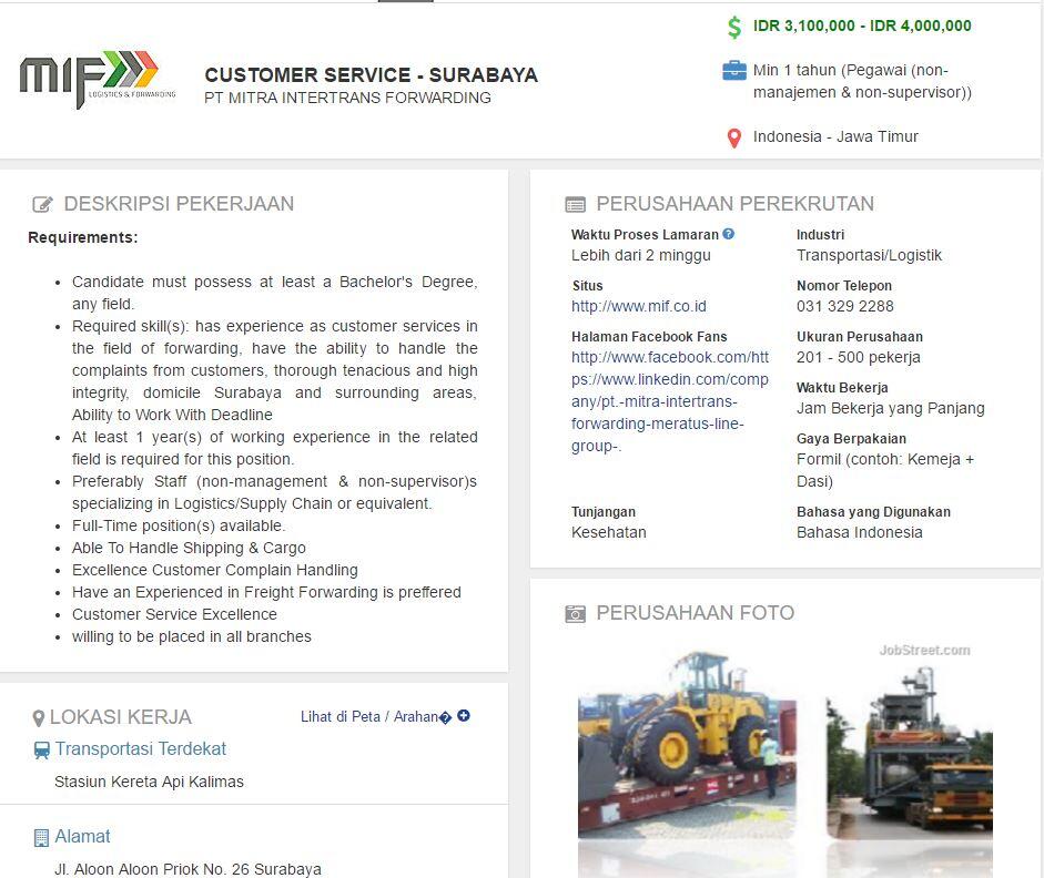 &#91;ASK&#93; PT. Mitra Intertrans Forwarding (Meratus Group)