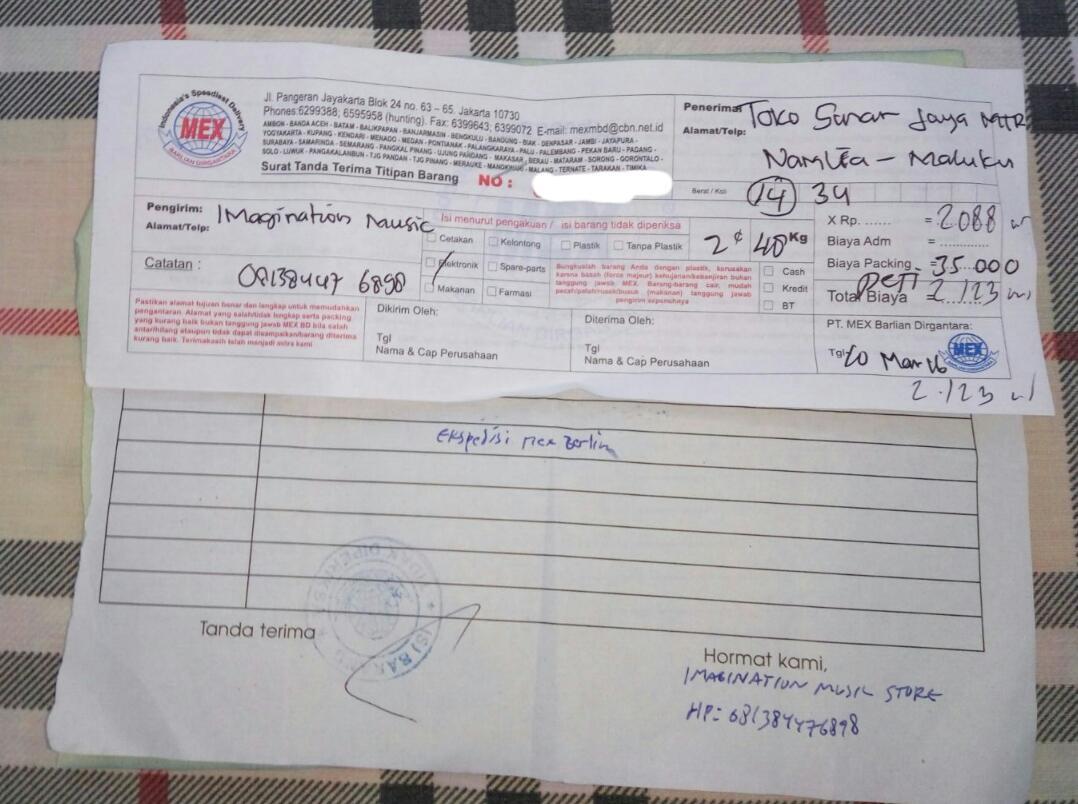 Pesanan Bass Elektrik & Friends Meluncur Ke Kab Buru, Maluku