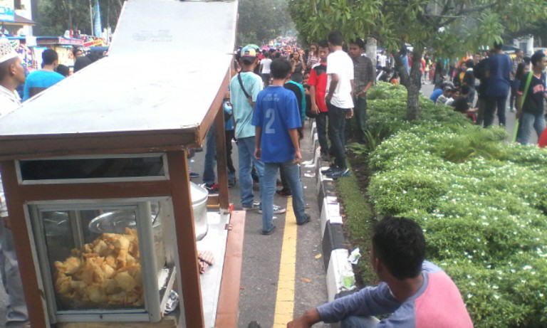 Pemerintah kota Pekanbaru Larang Pedagang berada di Car Free Day (CFD)