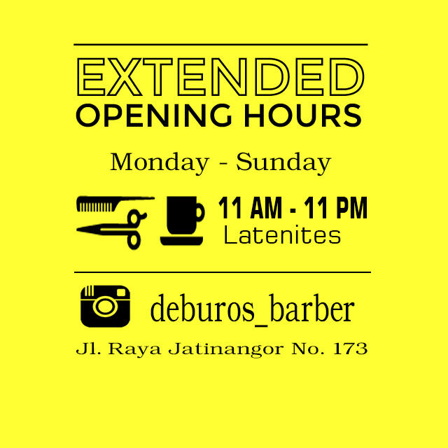 Now Open!! deBuros Barbershop (Jatinangor- Bandung)