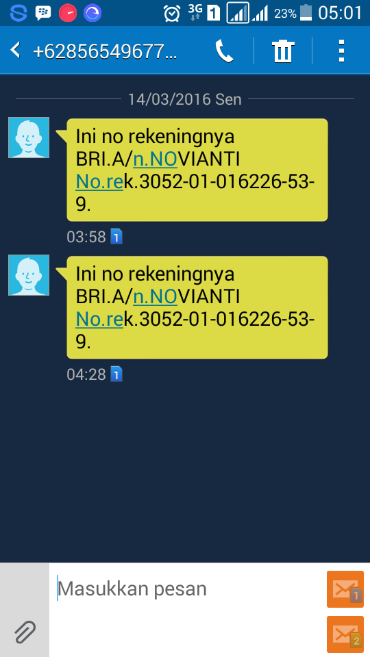 kedok penipuan lewat sms