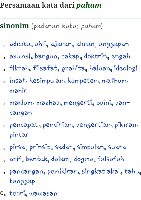 ADA YANG TAU LAWAN KATA YANG SATU INI???!