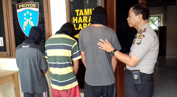 POLSEK PAMULANG RINGKUS 3 ABG PEMERKOSA SISWI KELAS 1 SMK