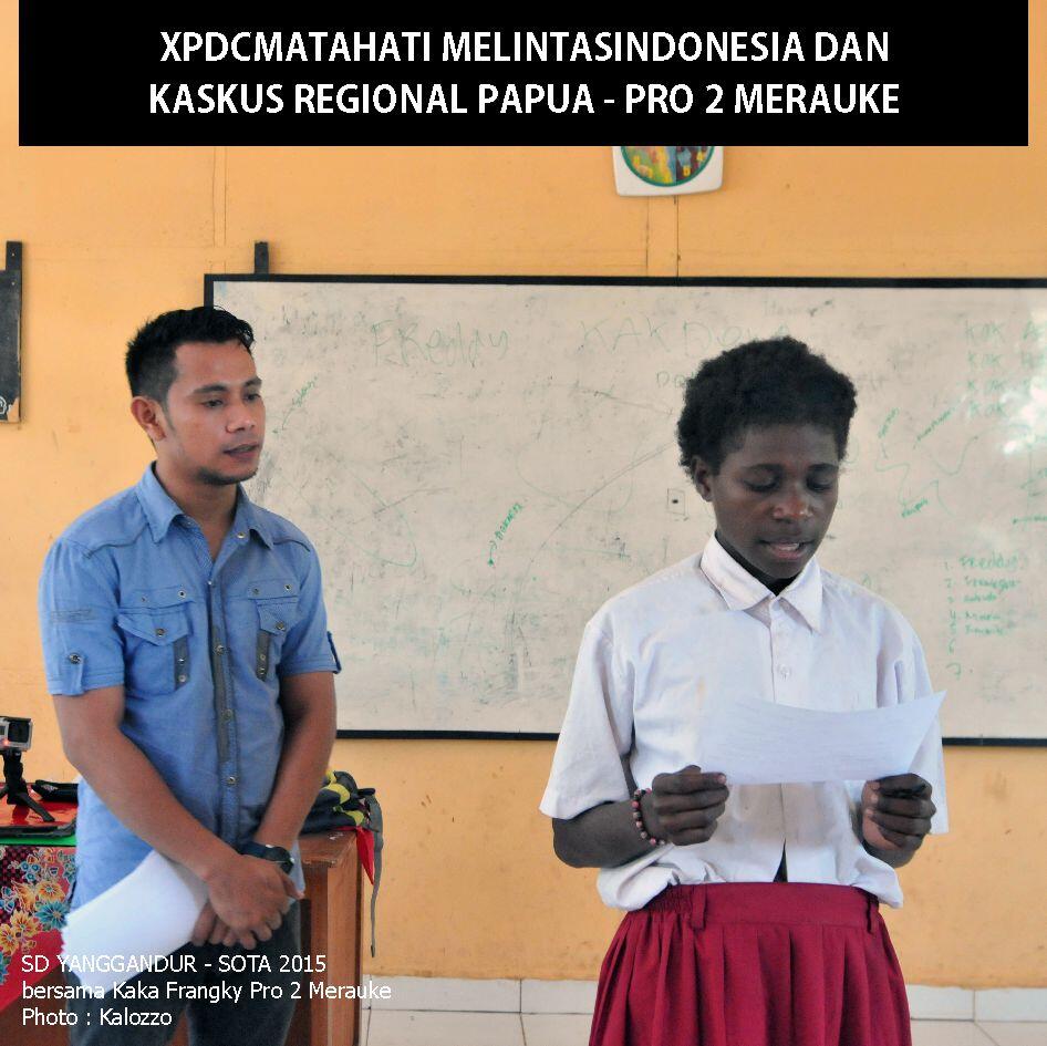 &#91;MELINTASINDONESIA&#93; FR SEMANGAT ANAK NEGRI PELOSOK BERSAMA KASKUS REG. PAPUA