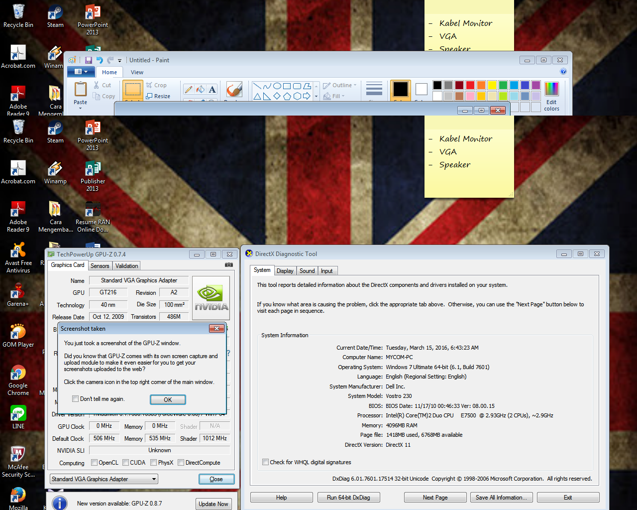 Sharing masalah PC untuk gaming