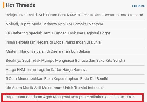 Resepsi Pernikahan di Jalan umum ? Menurut Agan ?