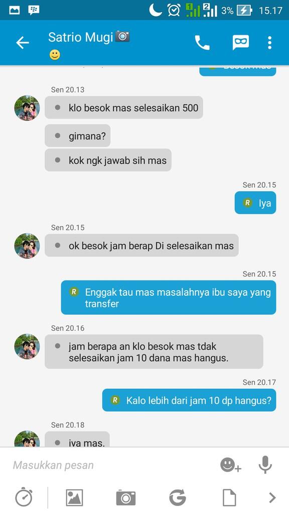 Penipuan orang bekasi (mohon jangan dianggap sara)