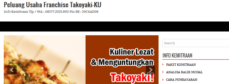 Franchise Takoyaki Murah Takoyakiku Hanya 2,5 Juta Langsung Bisa Jualan