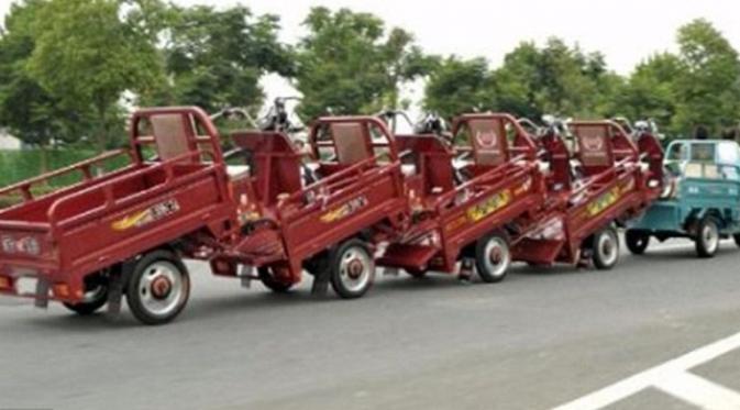 GOKIL!! 22 Cara Angkut Barang Paling Ekstrim Yang Bikin Kamu Geleng-Geleng Kepala