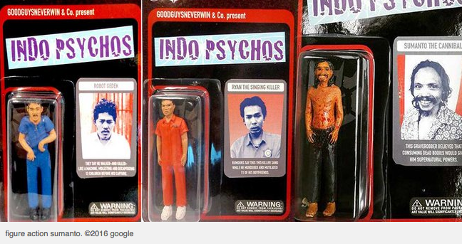 Pengakuan Pembuat Action Figure Sumanto Kanibal dan Ryan Jombang CS
