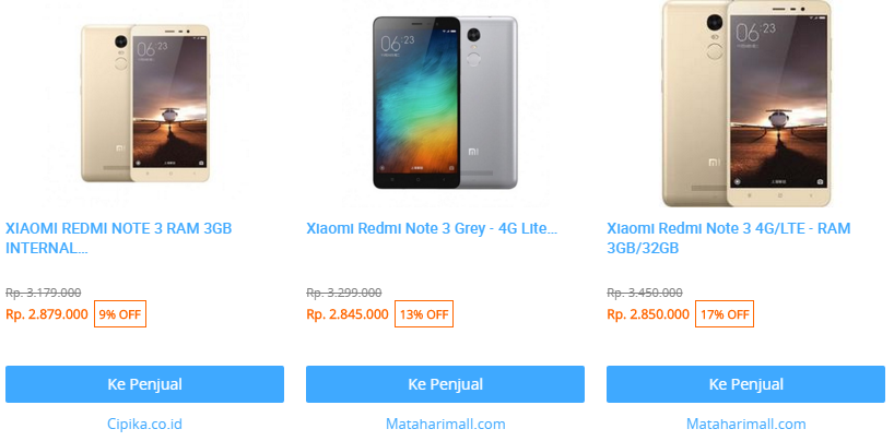 &#91;KASKUSER PRICE&#93; XiaoMi Redmi Note 3