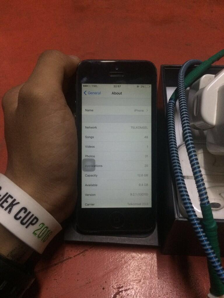Iphone 5 16gb Hitam