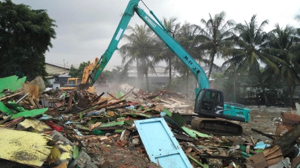 BERITA FOTO: Suasana Terkini Kalijodo Setelah Digusur, Mulai Rapi dan Bersih