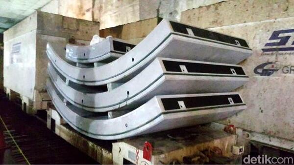 Penampakan Terkini Terowongan dan Stasiun Bawah Tanah MRT di Senayan