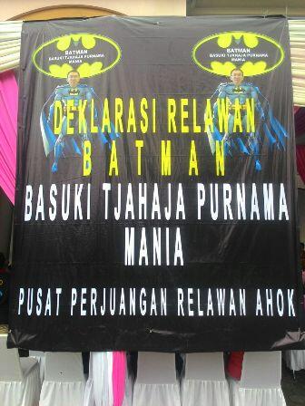 Batman Dukung Ahok