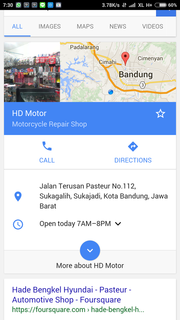 Dicari pemilik HD motor pasteur bandung