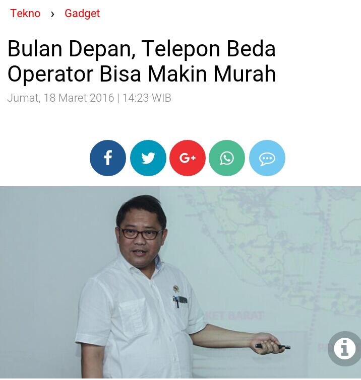 Bulan Depan, Telepon Beda Operator Bisa Makin Murah