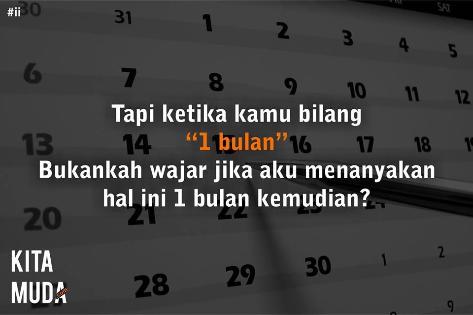 Untukmu: Hubungan kita tak lagi sebagai kawan, tapi sebagai tukang tagih.