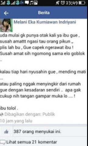 Status Anak Durhaka