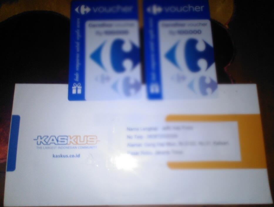 Terima Kasih KASKUS atas Voucher-nya ! Tapi,
