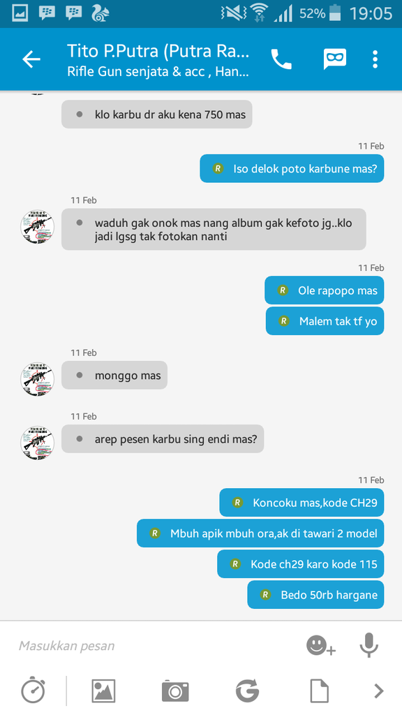 Mohon Bantuannya Kaskuser,Penipuan an Tito Pradana Putra