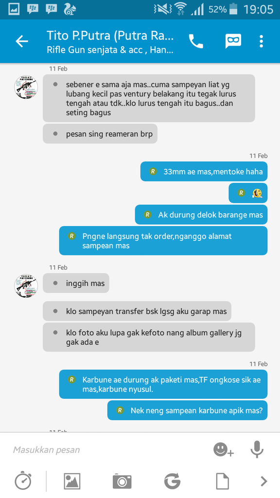 Mohon Bantuannya Kaskuser,Penipuan an Tito Pradana Putra