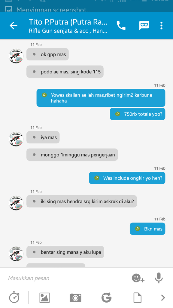 Mohon Bantuannya Kaskuser,Penipuan an Tito Pradana Putra
