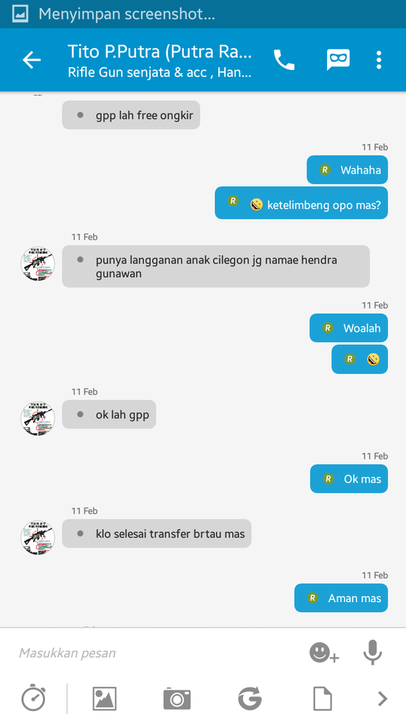 Mohon Bantuannya Kaskuser,Penipuan an Tito Pradana Putra