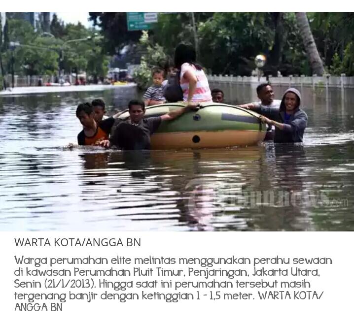 Terima Kasih Pak Ahok, Banjir 5 Tahunan Tinggal Kenangan