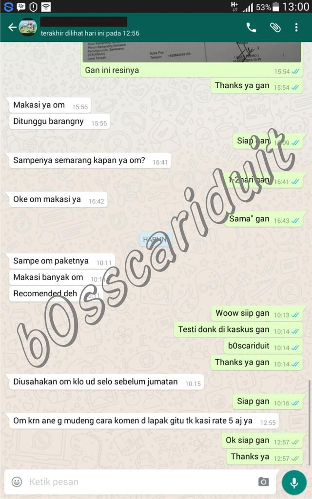 👍👍Feedback &amp; Testimoni by Agan b0sscariduit 👍👍
