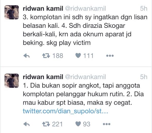 dugaan kekerasan oleh Ridwan Kamil ke supir angkot &#91;masuk gan&#93;