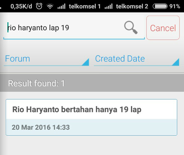 Rio Haryanto bertahan hanya 19 lap