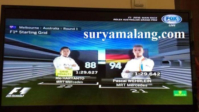 Rio Haryanto dan Indonesia dilecehkan oleh Fox Sports TV di ajang F1..!!